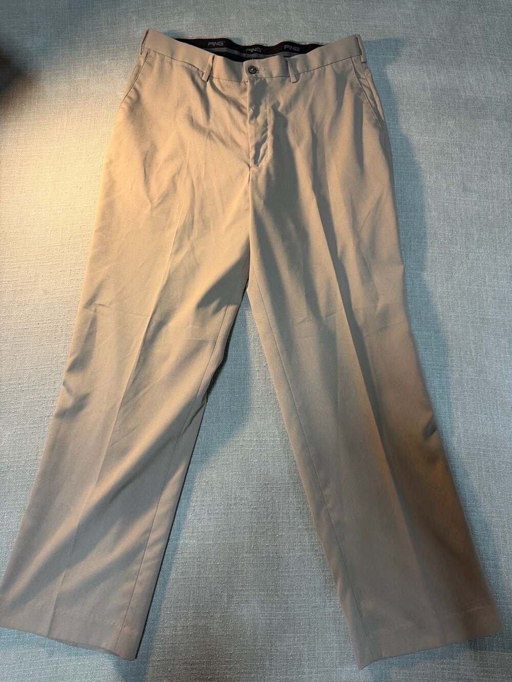 Ping Men's Khaki Performance Golf Dress Pants Size 34x30